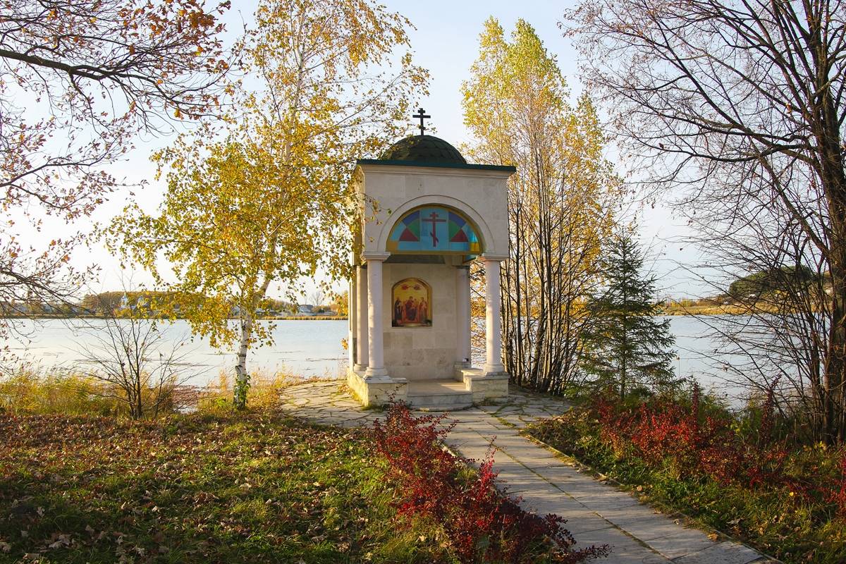 фасады. Островоезерский Троицкий монастырь. Часовня иконы Божией Матери "Игумения горы Афонской" ("Экономисса"), Ворсма (Павловский район, Нижегородская область)