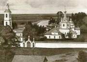 Николаевский Моденский мужской монастырь, Фото нач. ХХ века. Источник: https://kanonizacia.cerkov.ru/nikolo-modenskij-monastyr/<br>, Модно, Устюженский район, Вологодская область