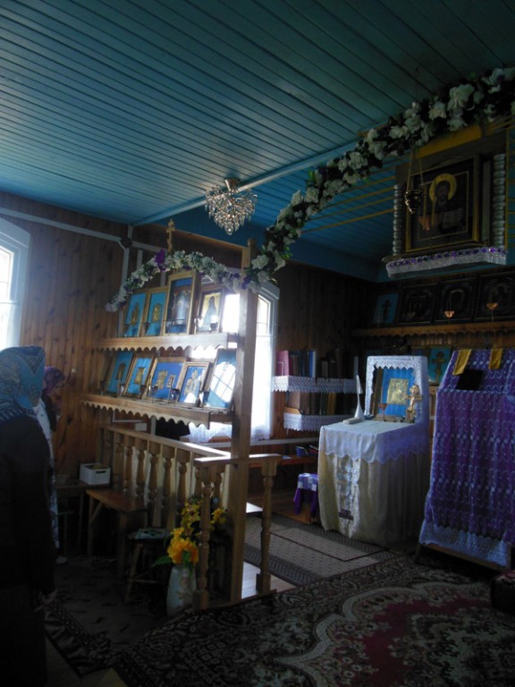 Моленная Габове-Грондской староверческой общины, Габове-Гронды (Подляское воеводство, Польша). интерьер и убранство, Общий вид интерьера
