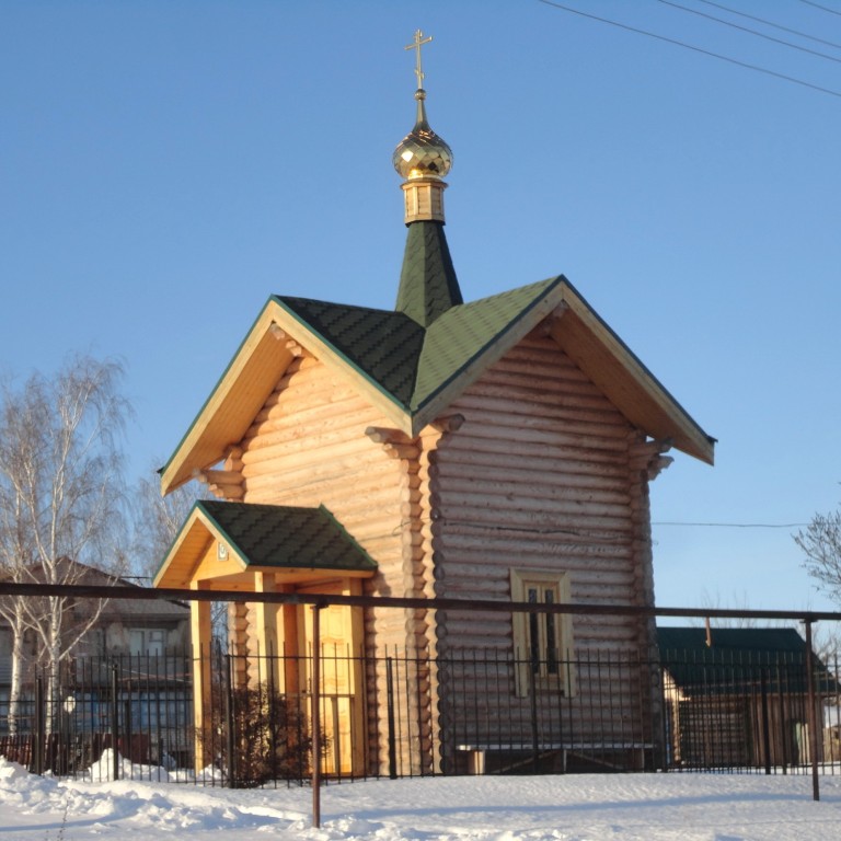 Часовня Владимирской иконы Божией Матери, Ляпня (Гагинский район, Нижегородская область). фасады, Часовня построена на месте разрушенной церкви Владимирской иконы Божией Матери