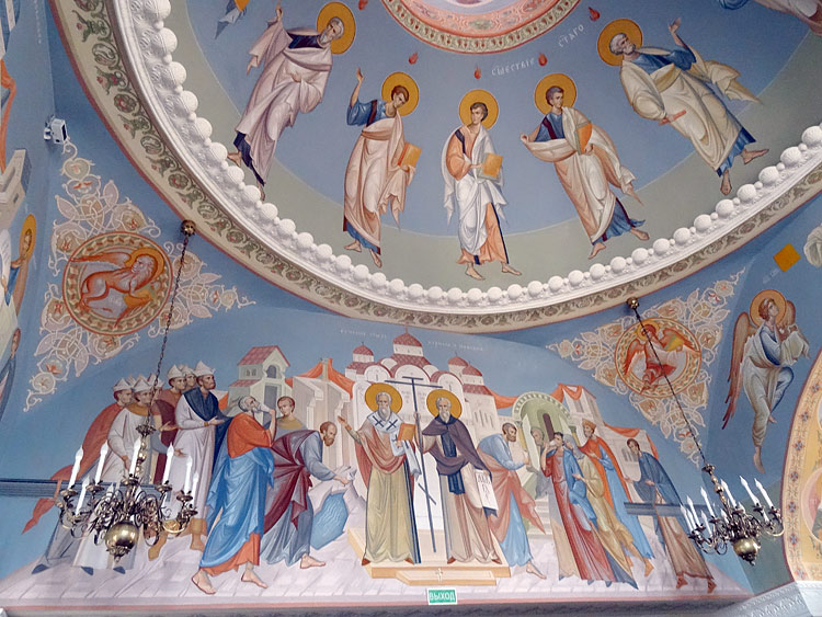 Церковь Кирилла Туровского при Соборном доме, Минск (Минск, город, Беларусь, Минская область). интерьер и убранство