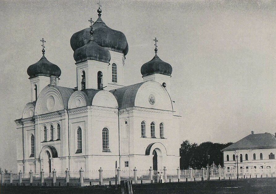 Собор Богоявления Господня, Молога (акватория Рыбинского водохранилища) (Рыбинский район, Ярославская область). архивная фотография, Фото 1910-х г.г.