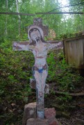 Церковь Преображения Господня, Распятие (внутри церкви, в бывшей молельной части)<br>, Модно, Устюженский район, Вологодская область