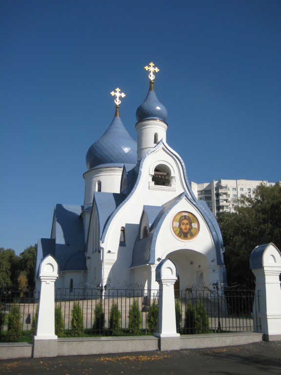 Церковь Покрова Пресвятой Богородицы в Орехове-Борисове (новая), Орехово-Борисово Южное (Южный административный округ (ЮАО), г. Москва). фасады