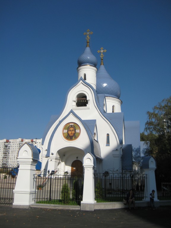Церковь Покрова Пресвятой Богородицы в Орехове-Борисове (новая), Орехово-Борисово Южное (Южный административный округ (ЮАО), г. Москва). фасады