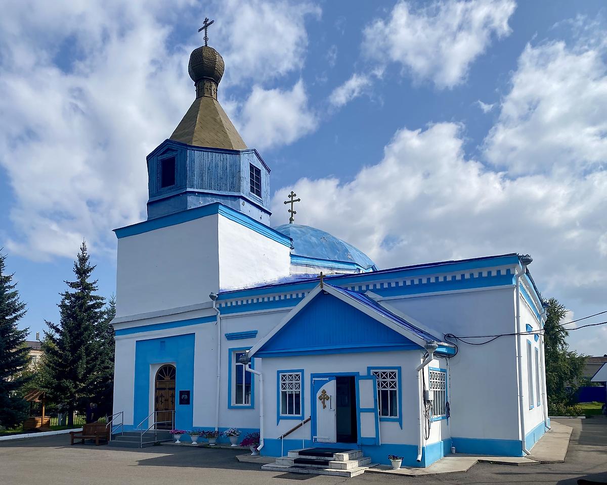Западный фасад, фасады. Церковь Петра и Павла, Ужур (Ужурский район, Красноярский край)