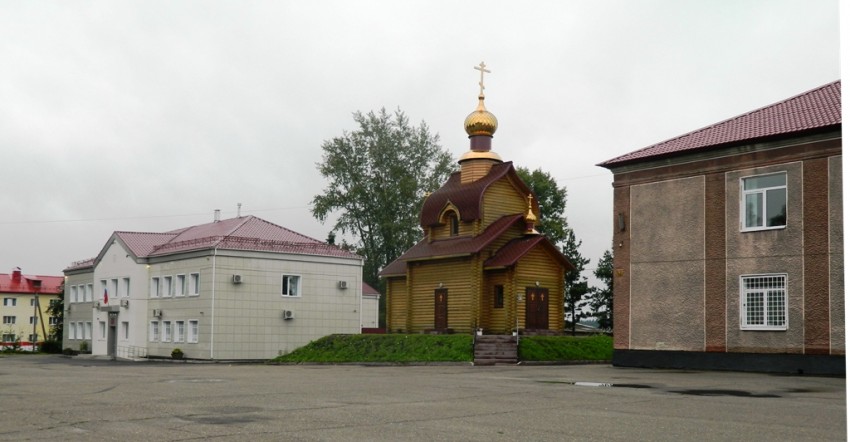 Яшкино. Церковь Казанской иконы Божией Матери. общий вид в ландшафте