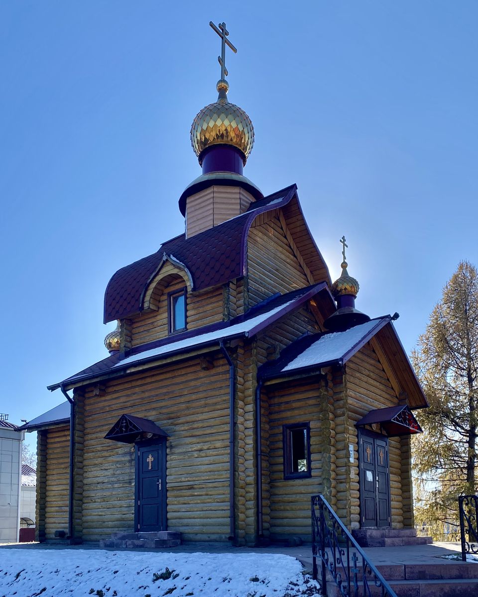 Церковь Казанской иконы Божией Матери, Яшкино (Яшкинский район, Кемеровская область). фасады, Вид с СЗ
