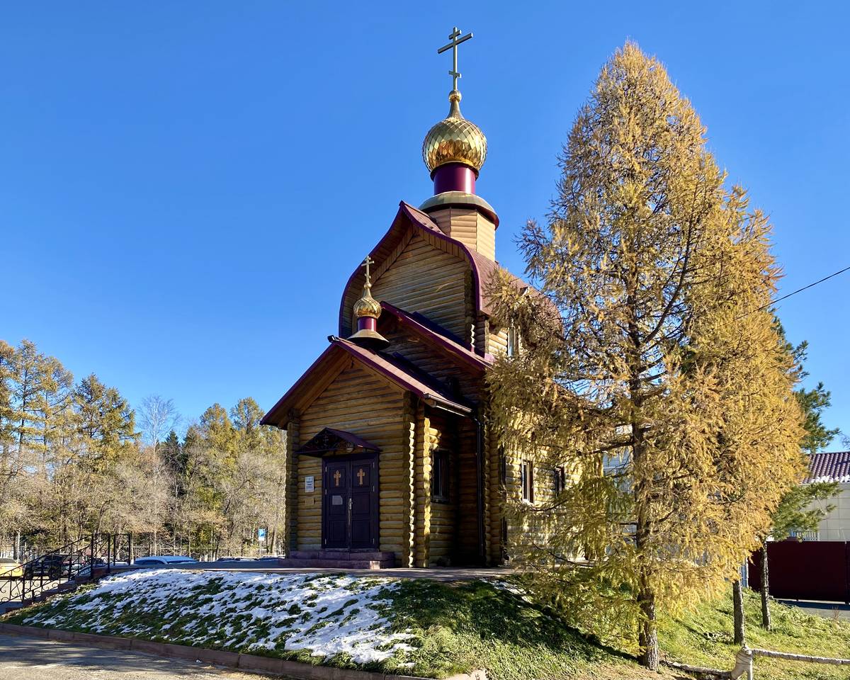 Церковь Казанской иконы Божией Матери, Яшкино (Яшкинский район, Кемеровская область). фасады, Вид с ЮЗ