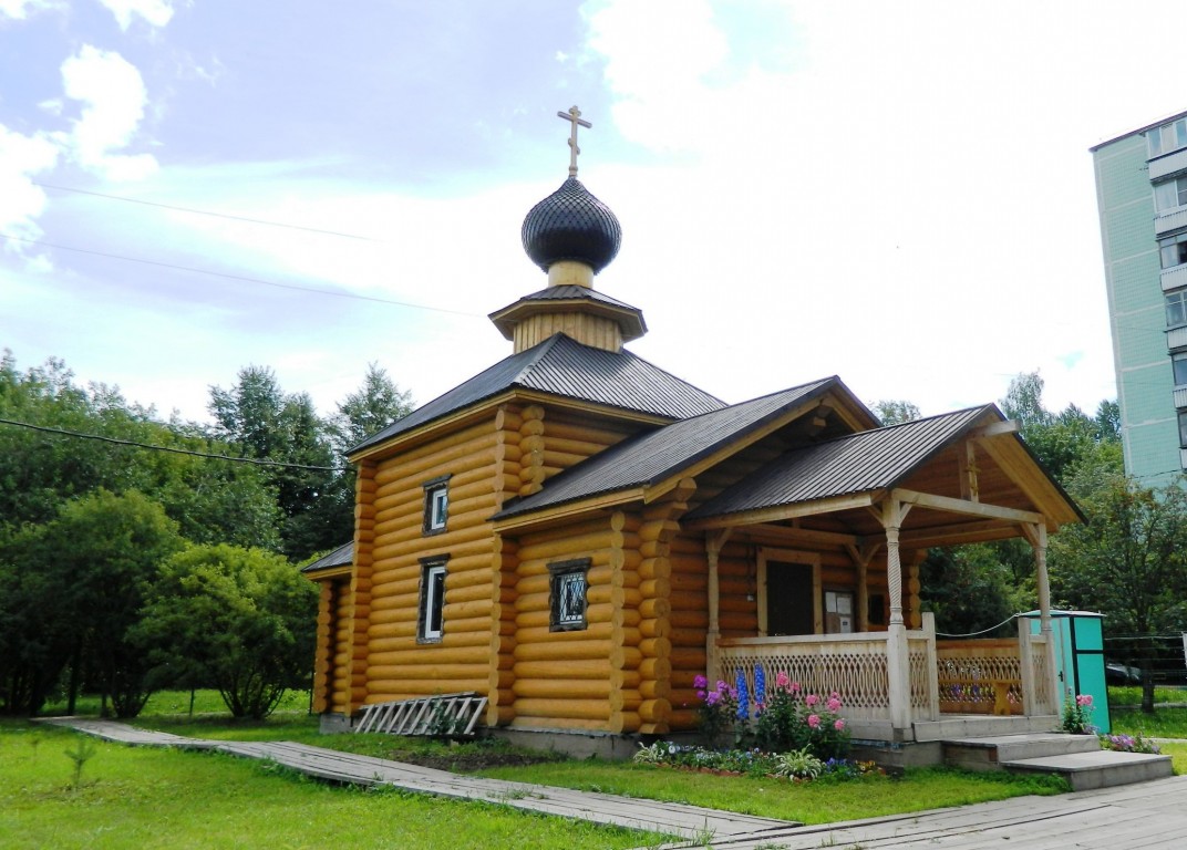 Солнцево. Церковь Ольги равноапостольной в Солнцеве. фасады