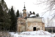 Церковь Рождества Христова, Вид с запада.<br>, Никольское, Сокольский район, Вологодская область