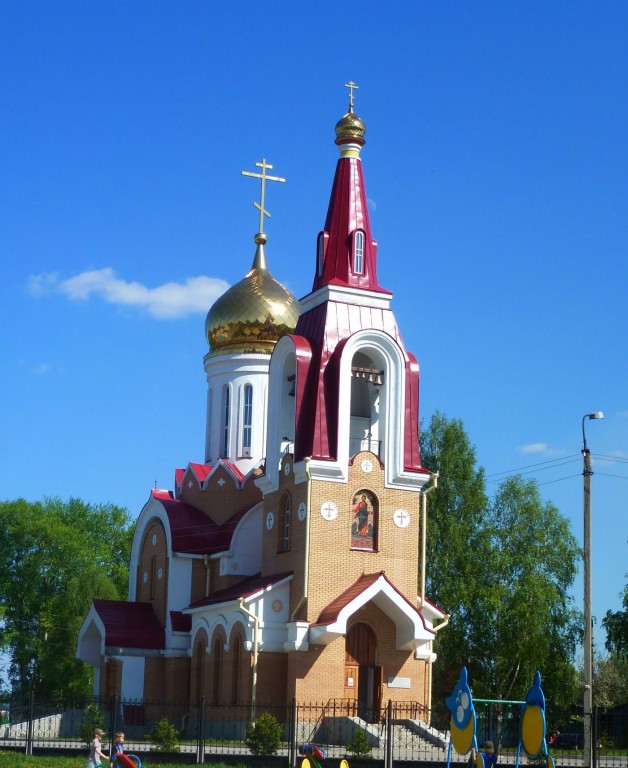 Болотное. Церковь Михаила Архангела. общий вид в ландшафте