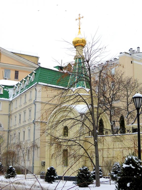 Мещанский. Сретенский монастырь. Часовня Иоанна Богослова. фасады