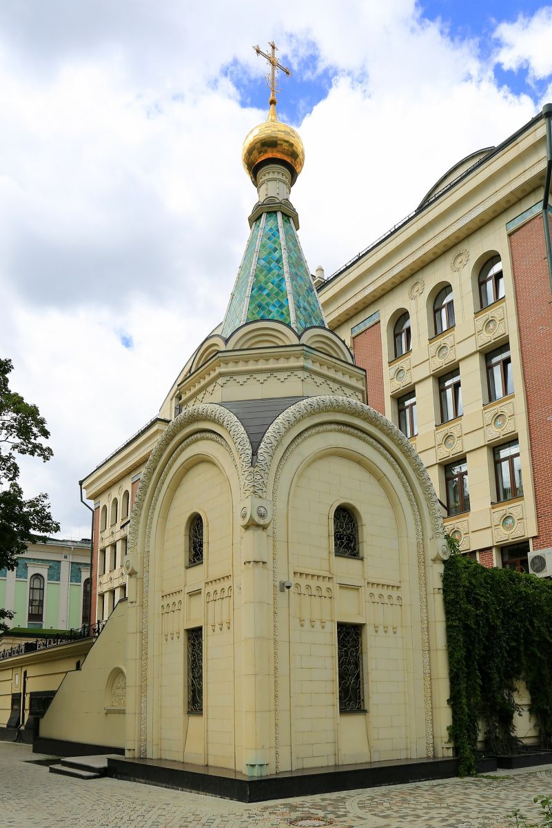 Мещанский. Сретенский монастырь. Часовня Иоанна Богослова. фасады