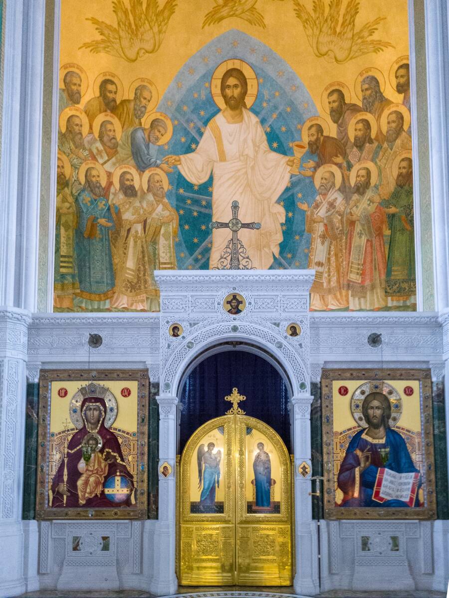 Сретенский монастырь. Собор Новомучеников и исповедников Церкви Русской на Крови, Мещанский (Центральный административный округ (ЦАО), г. Москва). интерьер и убранство