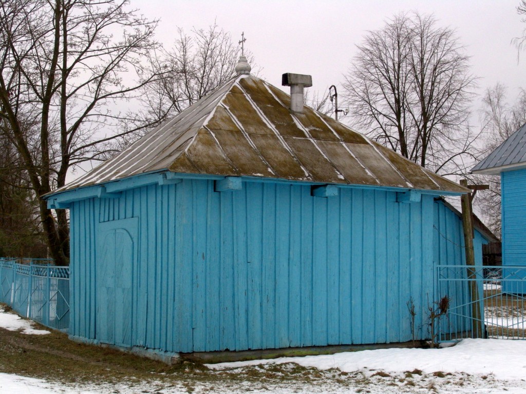 Церковь Петра и Павла, Мохро (Ивановский район, Беларусь, Брестская область). общий вид в ландшафте