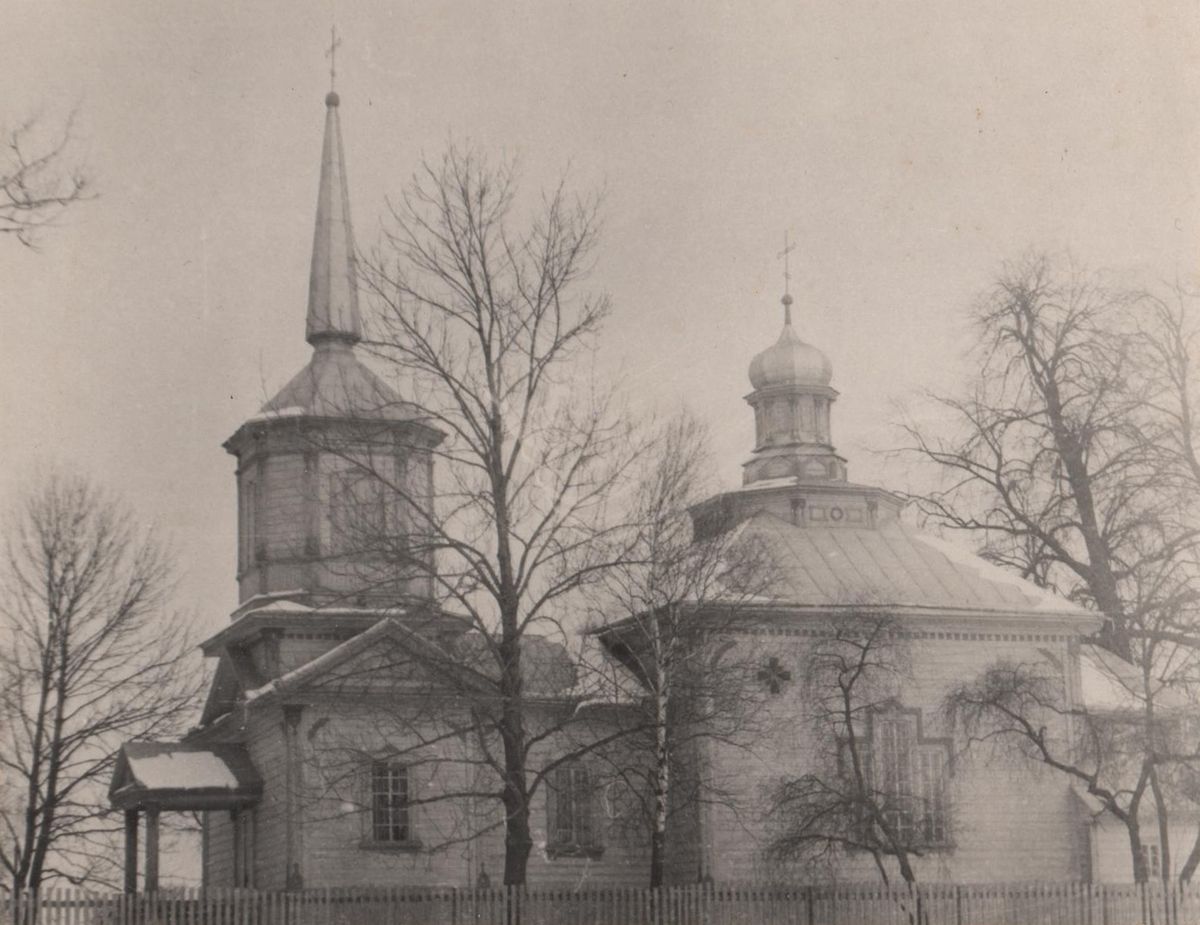 Церковь Троицы Живоначальной, Оздамичи (Столинский район, Беларусь, Брестская область). архивная фотография, Старинное фото из частного архива