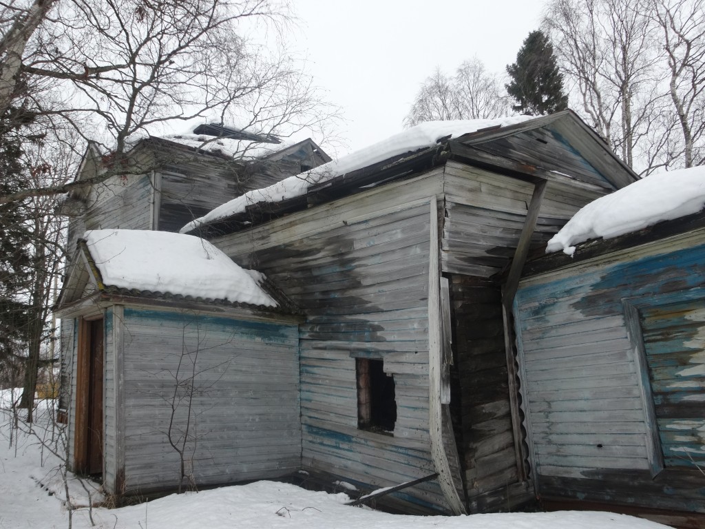 Церковь Михаила Архангела, Чевакино (Холмогорский район, Архангельская область). фасады, вид с северо-запада