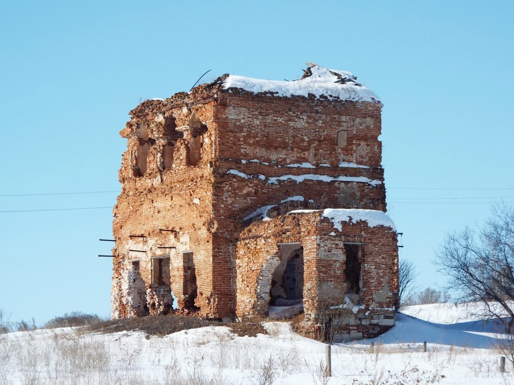 Сула (Верхосулье). Церковь Богоявления Господня. фасады