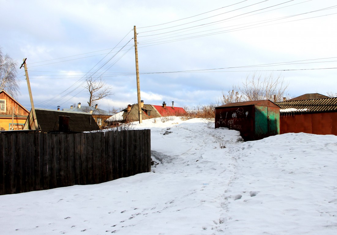 Собор Троицы Живоначальной, Советск (Советский район, Кировская область). дополнительная информация, На месте холмика стоял Троицкий собор.
