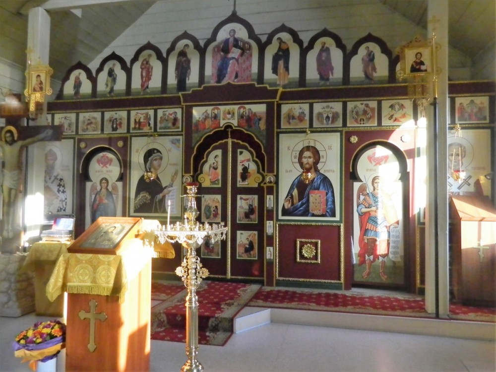 Церковь Боголюбской иконы Божией Матери в Давыдкове (деревянная), Фили-Давыдково (Западный административный округ (ЗАО), г. Москва). интерьер и убранство