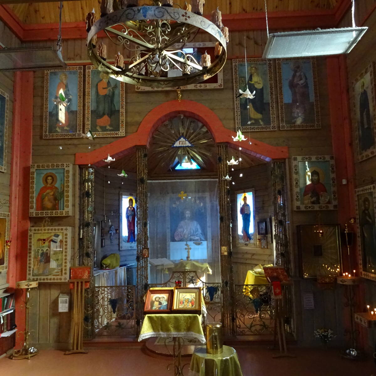 Часовня Симеона Богоприимца, Красносельский район (Санкт-Петербург, г. Санкт-Петербург). интерьер и убранство, Часовня Симеона Богоприимца.