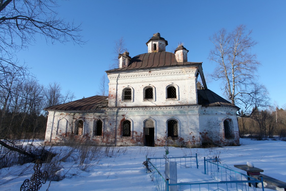Церковь Воскресения Христова, Назарово (Любимский район, Ярославская область). фасады