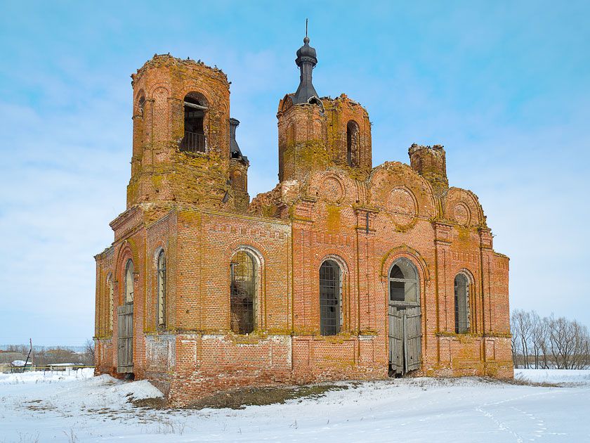 Церковь Иоанна Златоуста, Бибиково (Умётский район, Тамбовская область). фасады