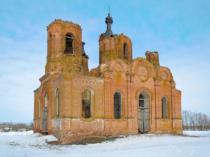 Бибиково. Церковь Иоанна Златоуста. фасады