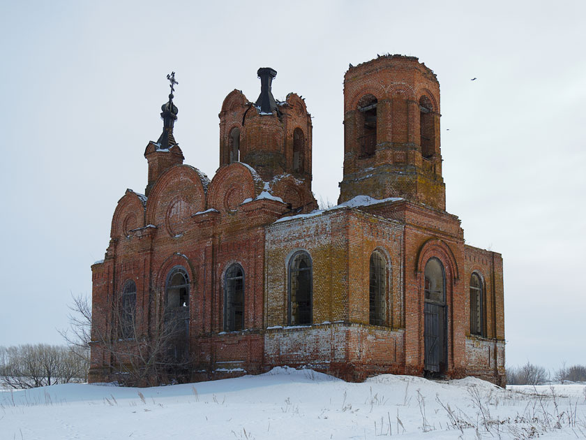 Церковь Иоанна Златоуста, Бибиково (Умётский район, Тамбовская область). фасады