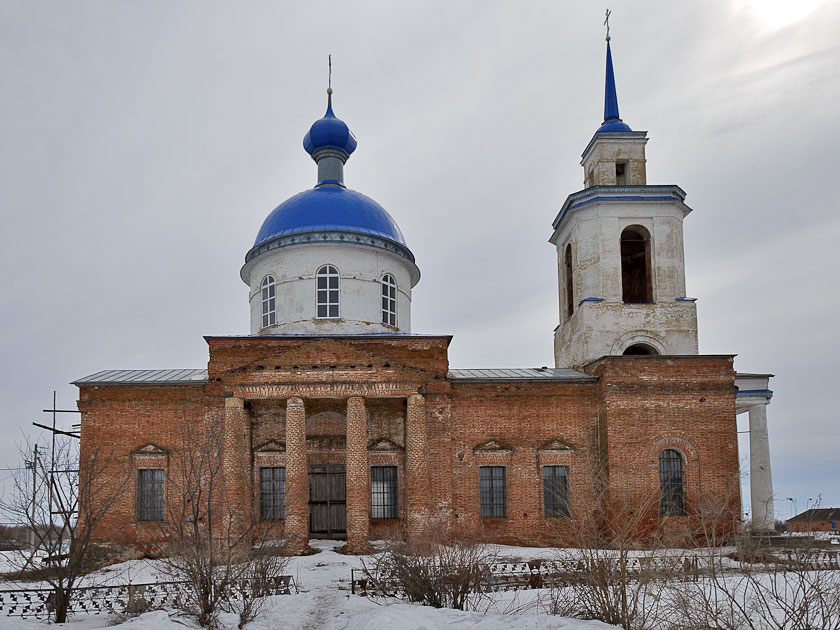 Церковь Казанской иконы Божией Матери, Васильевка (Токарёвский район, Тамбовская область). фасады