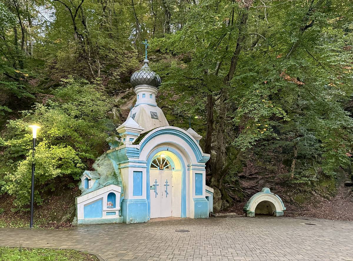 Вид с севера, фасады. Часовня Иверской иконы Божией Матери, Горячий Ключ (Горячий Ключ, город, Краснодарский край)