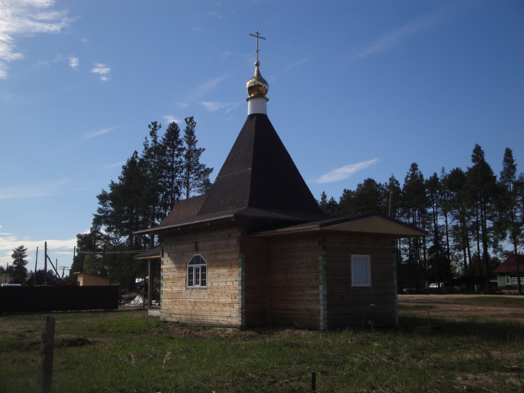 Церковь Луки (Войно-Ясенецкого), Хетово (Виноградовский район, Архангельская область). фасады, Церковь с главкой и крестом. Вид с юго - востока 