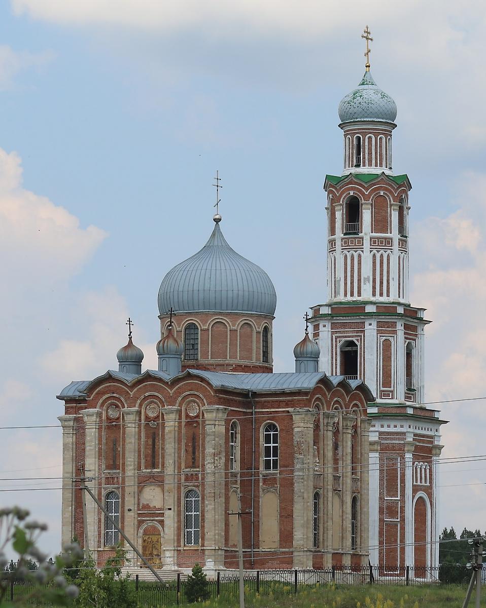 фасады. Церковь Екатерины, Тугустемир (Тюльганский район, Оренбургская область)