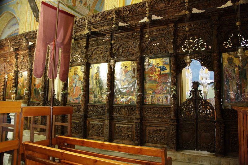 Церковь Благовещения Пресвятой Богородицы, Назарет (Израиль, Прочие страны). интерьер и убранство