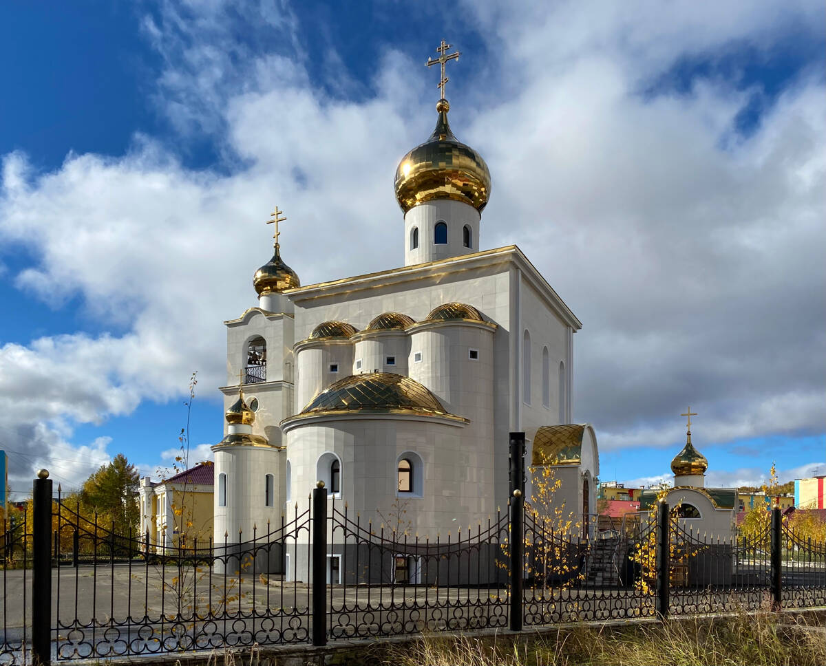 Церковь Преображения Господня, Палатка (Хасынский район, Магаданская область). фасады, Вид с северо-востока