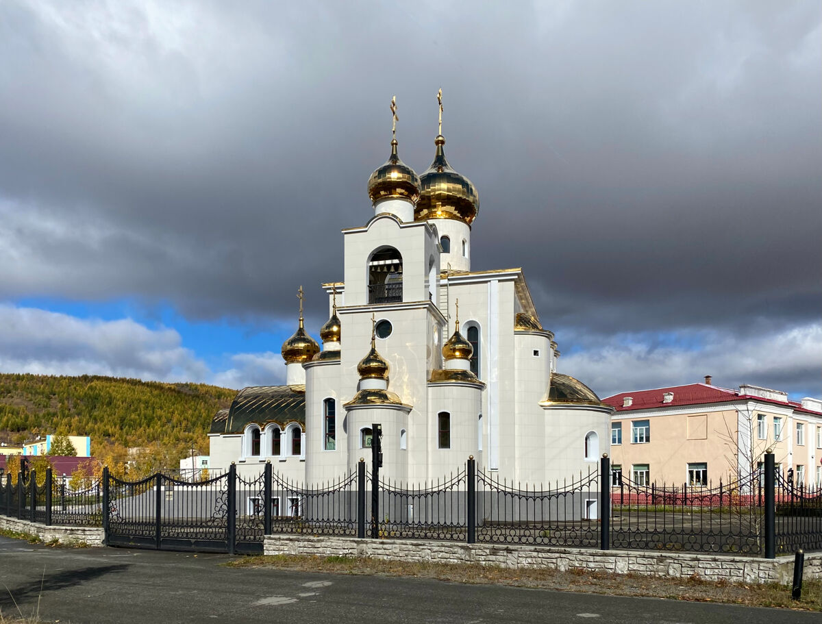 Церковь Преображения Господня, Палатка (Хасынский район, Магаданская область). фасады, Вид с юга