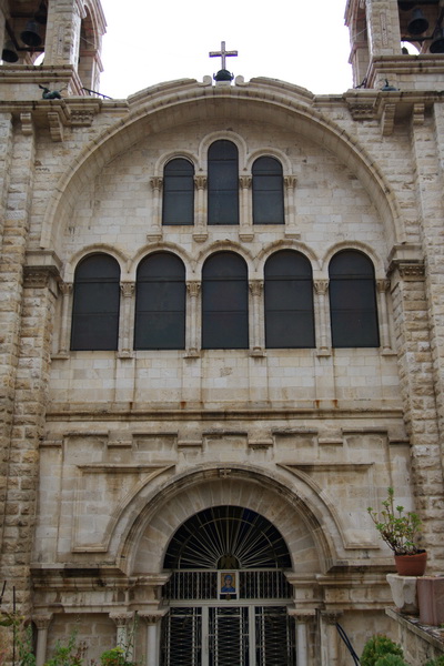 Наблус (Сихем). Монастырь на колодце Иакова в Самарии. архитектурные детали