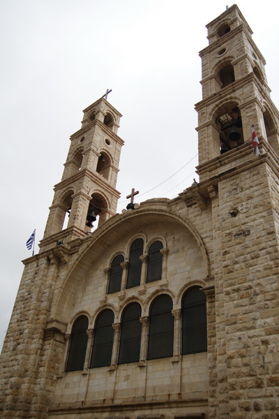 Наблус (Сихем). Монастырь на колодце Иакова в Самарии. фасады