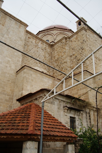 Наблус (Сихем). Монастырь на колодце Иакова в Самарии. фасады, Вид с ю-в.