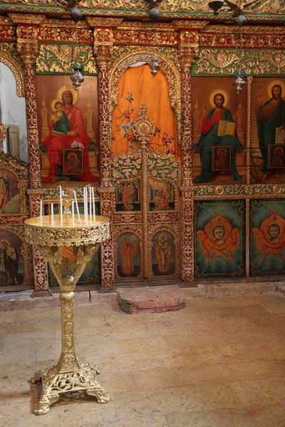 Собор Иакова брата Божия, Иерусалим - Старый город (Израиль, Прочие страны). интерьер и убранство, Иконостас придельной церкви Сорока мучеников Севастийских.