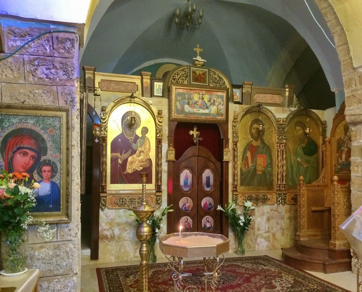 Монастырь святых апостолов Израиль внутренне убранство