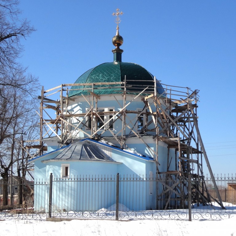 Новодмитриевка. Церковь Покрова Пресвятой Богородицы. фасады