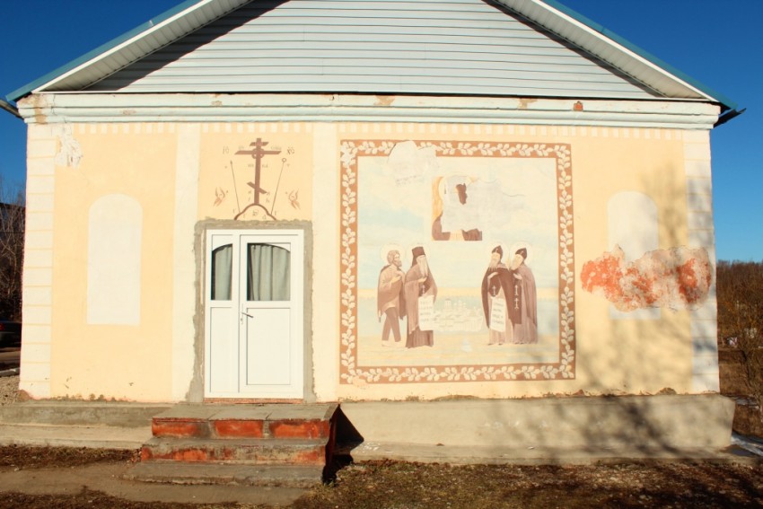 Церковь Калужской иконы Божией Матери, Ермолино (Боровский район, Калужская область). архитектурные детали, Восточный фасад
