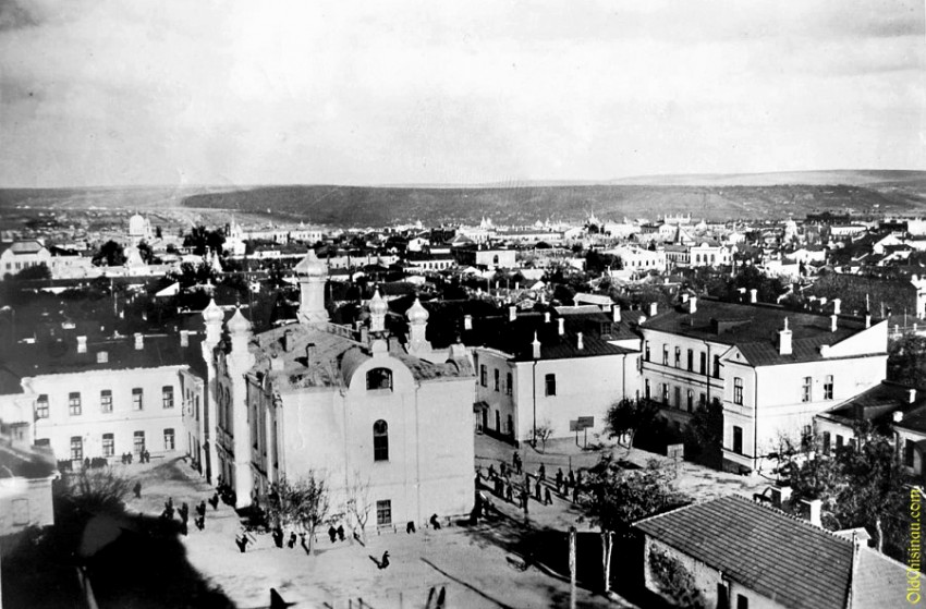 Церковь Сретения Господня, Кишинёв (Кишинёв, Молдова). архивная фотография, Фото с сайта http://oldchisinau.com/zdaniya-i-pamyatniki/zdaniya-i-ulicy-starye-fotografii/?pid=1158