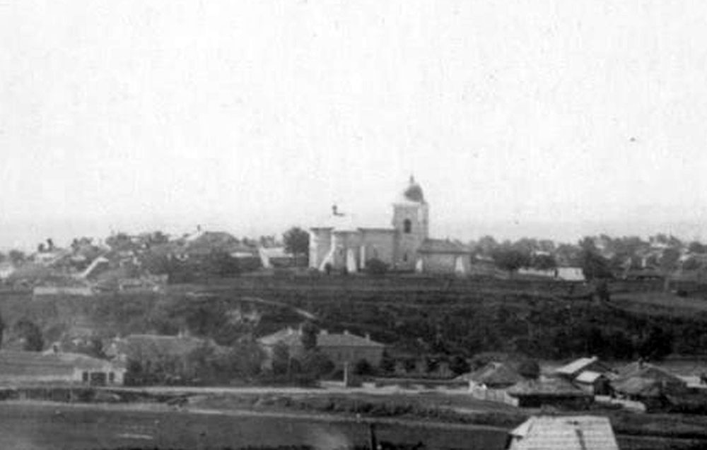 Кишинёв. Церковь Покрова Пресвятой Богородицы. архивная фотография, Церковь Покрова Пресвятой Богородицы, вид на церковь со стороны Рышкановки, фото 1889 г.