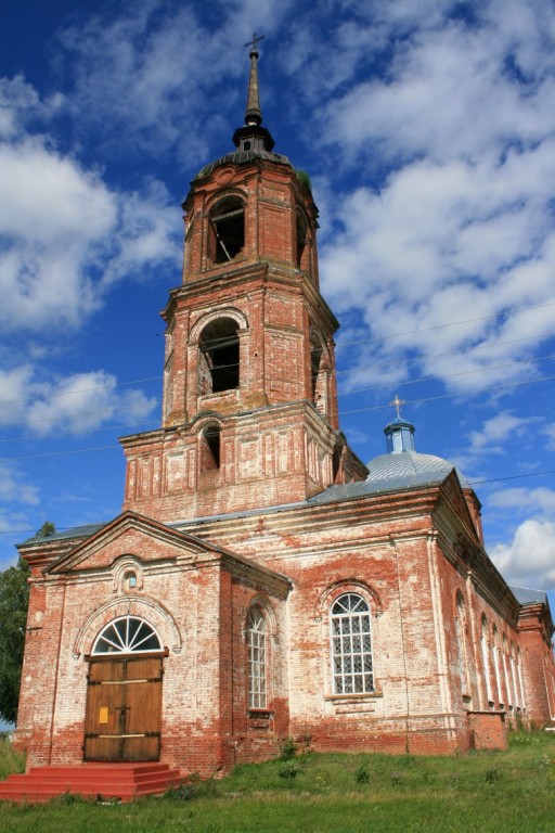 Церковь Зосимы и Савватия, Красная Речка (Оршанский район, Республика Марий Эл). фасады