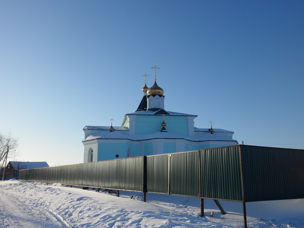 Церковь Воскресения Христова, Красногор (Саракташский район, Оренбургская область). фасады, вид с северо- востока