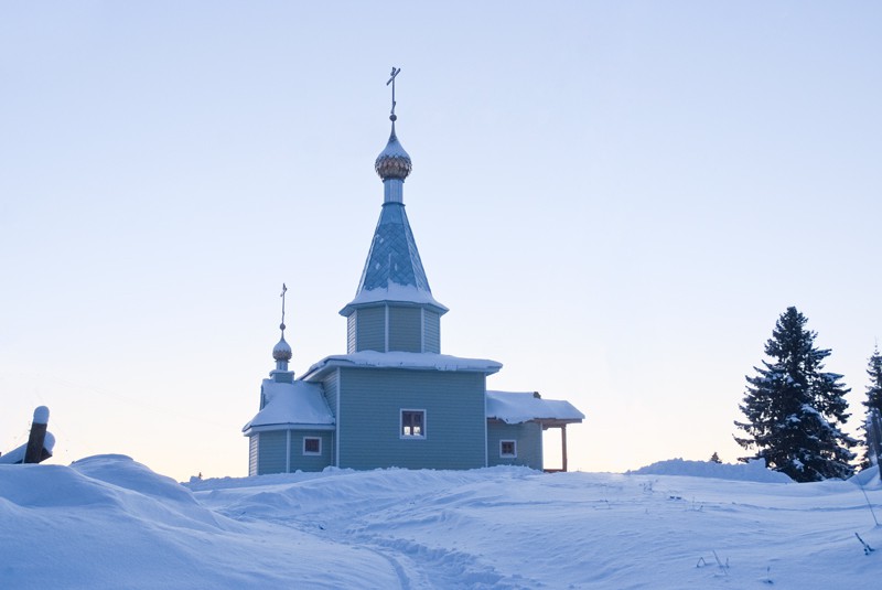Церковь Казанской иконы Божией Матери, Белогорский (Холмогорский район, Архангельская область). фасады