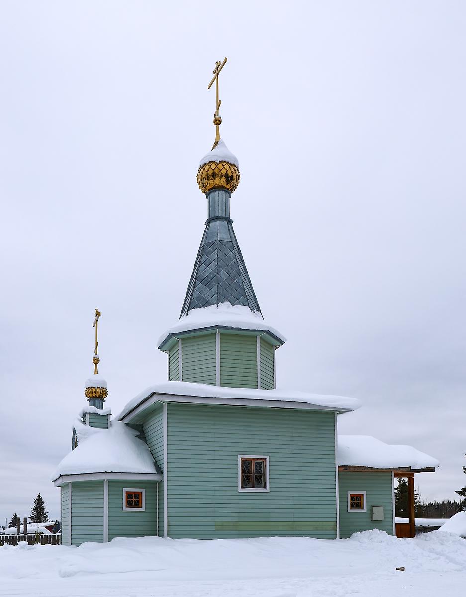 фасады. Церковь Казанской иконы Божией Матери, Белогорский (Холмогорский район, Архангельская область)